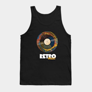 Vintage Retro Music Lover 5 Tank Top